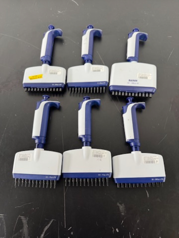 Image of Rainin Pipet-Lite XLS Multichannel Pipettes - Quantity 6
